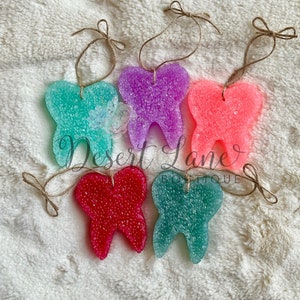 Bulk Wholesale Pack of Tooth Dentist Car Air Freshener Car Freshie, Dental Hygienist Gift, Dental Assistant Car Candle, Tooth Dental Freshie