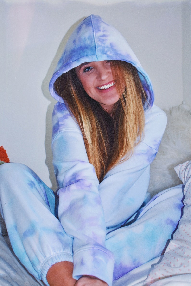 Tie Dye Hoodie Sweats Set Hand Dyed Loungewear Sweatsuit | Etsy
