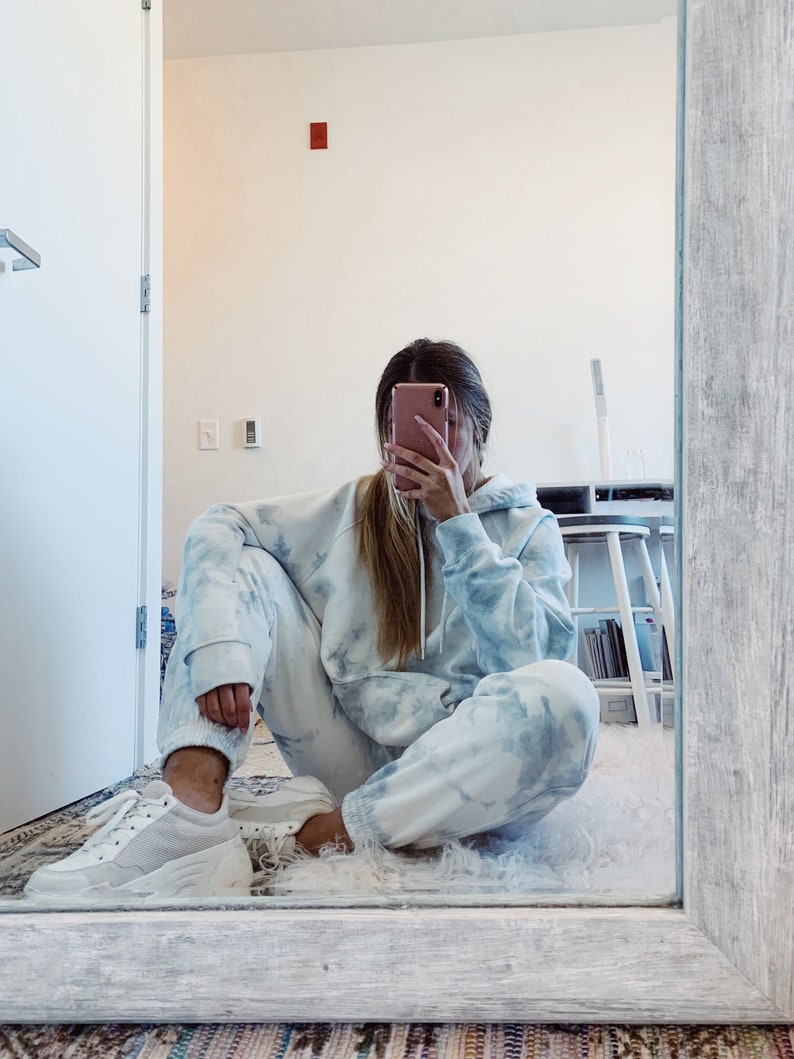 white sweats set