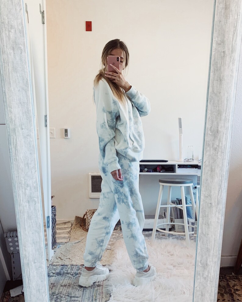 white sweats set
