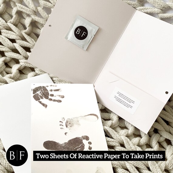 Kit Empreintes Bébé Vebetter - Cadre Photo Avec Argile Pour Mains Et Pieds De Bébé | Cadeau Naissance Unique