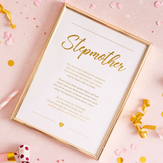 Step mum hotsell birthday gifts