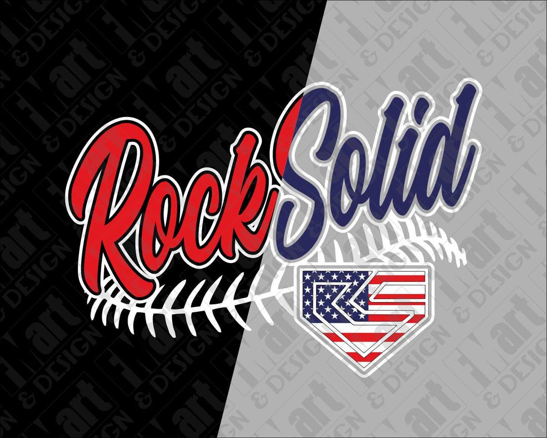 PNG ONLY Rock Solid Baseball Team Logo Instant Download - Etsy