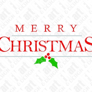 SVG DXF PNG Merry Christmas Sign Holiday Farm House Graphic T Shirt Instant Download