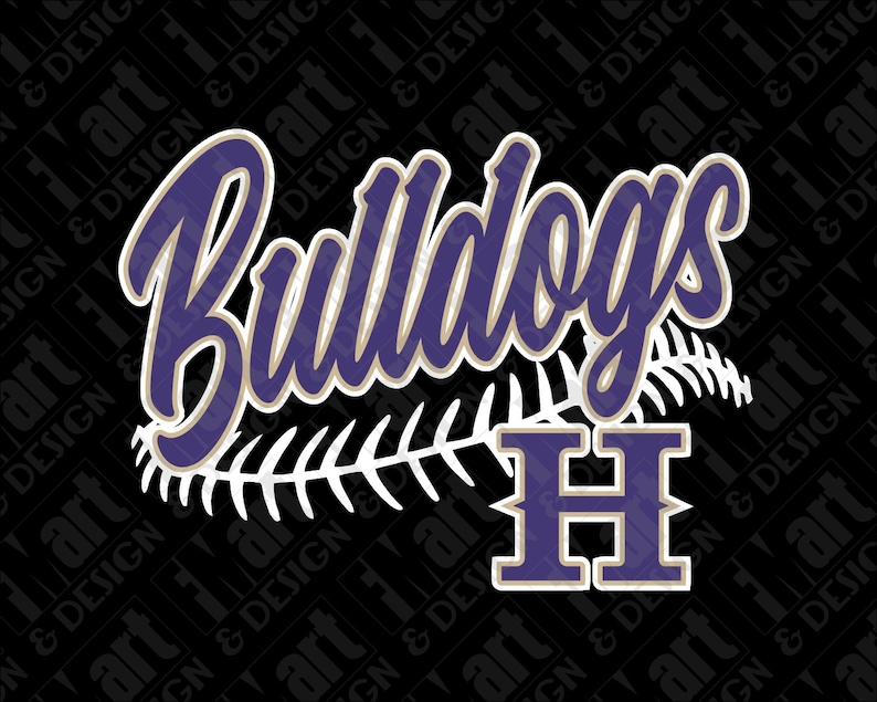 SVG DXF PNG Bulldogs Logo Baseball Team Logo Instant Download - Etsy
