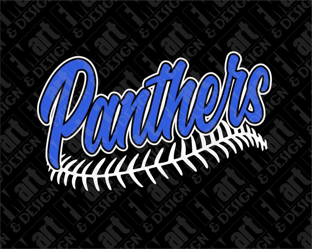 SVG PNG DXF Panthers Baseball Team Instant Download - Etsy