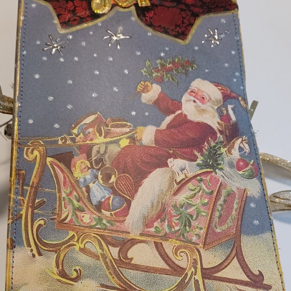 Christmas theme junk journal