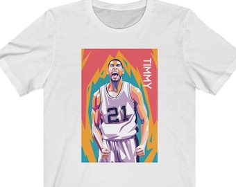 Tim Duncan Pop Art T-Shirt