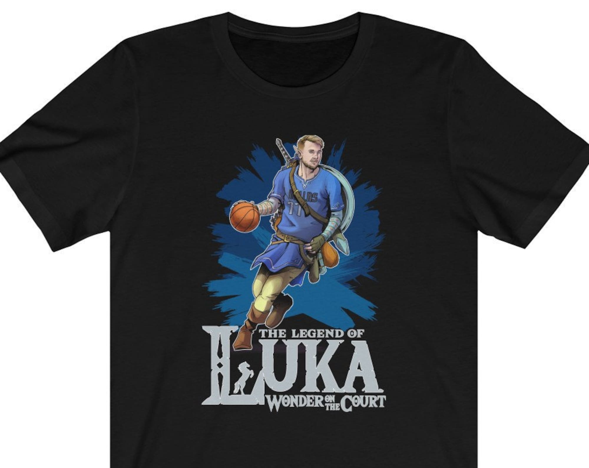 Discover Luka Doncic 'The Legend of Luka' Zelda Parody T-Shirt