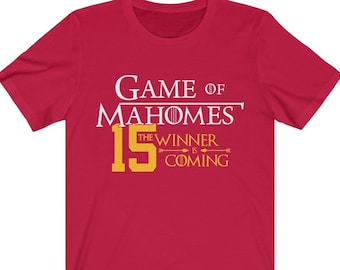Game Of Mahomes - The Winner Is Coming - Patrick Mahomes GOT Parody T-Shirt