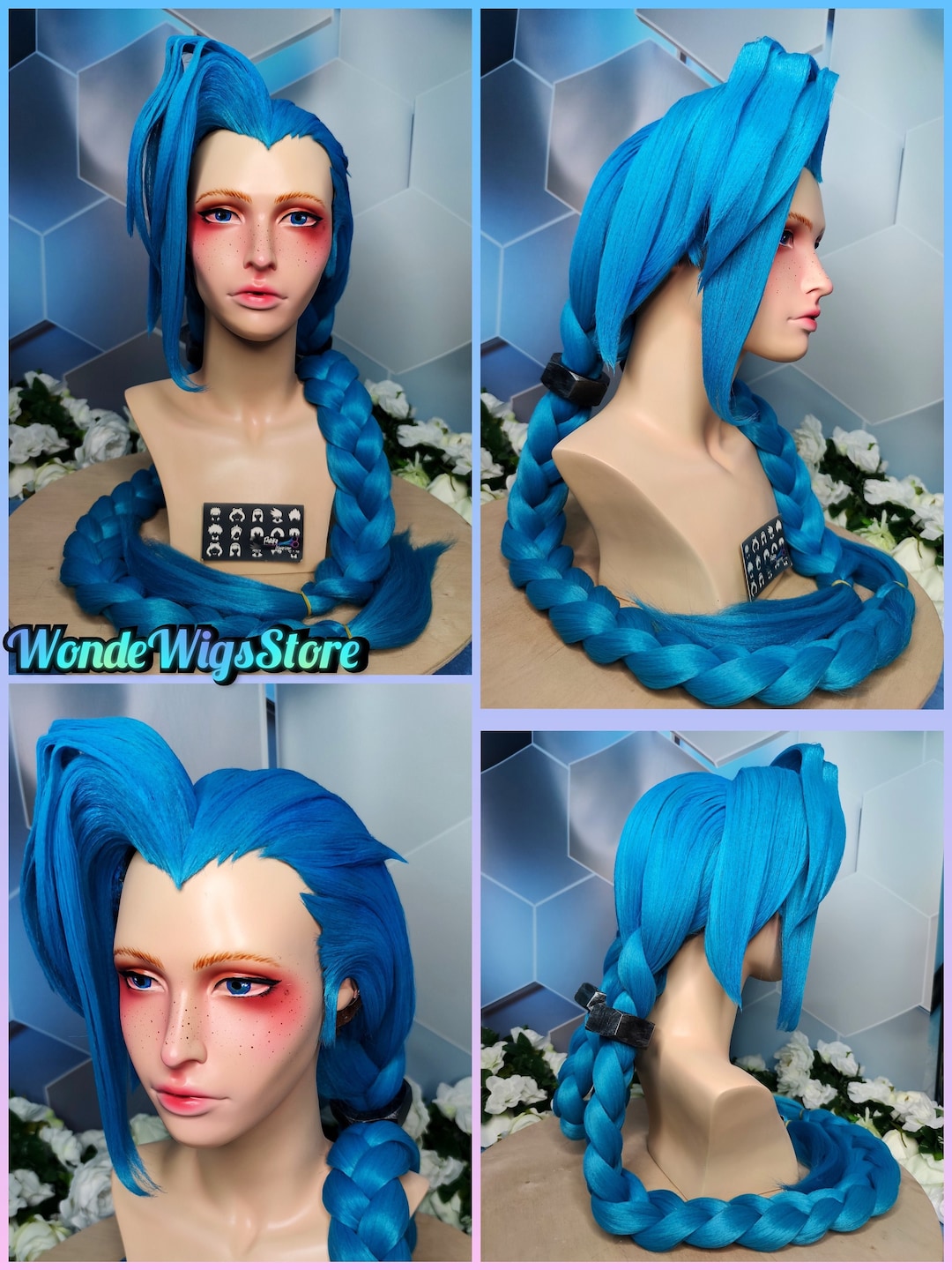 Blue Wig 150cm Blue Wig 150cm