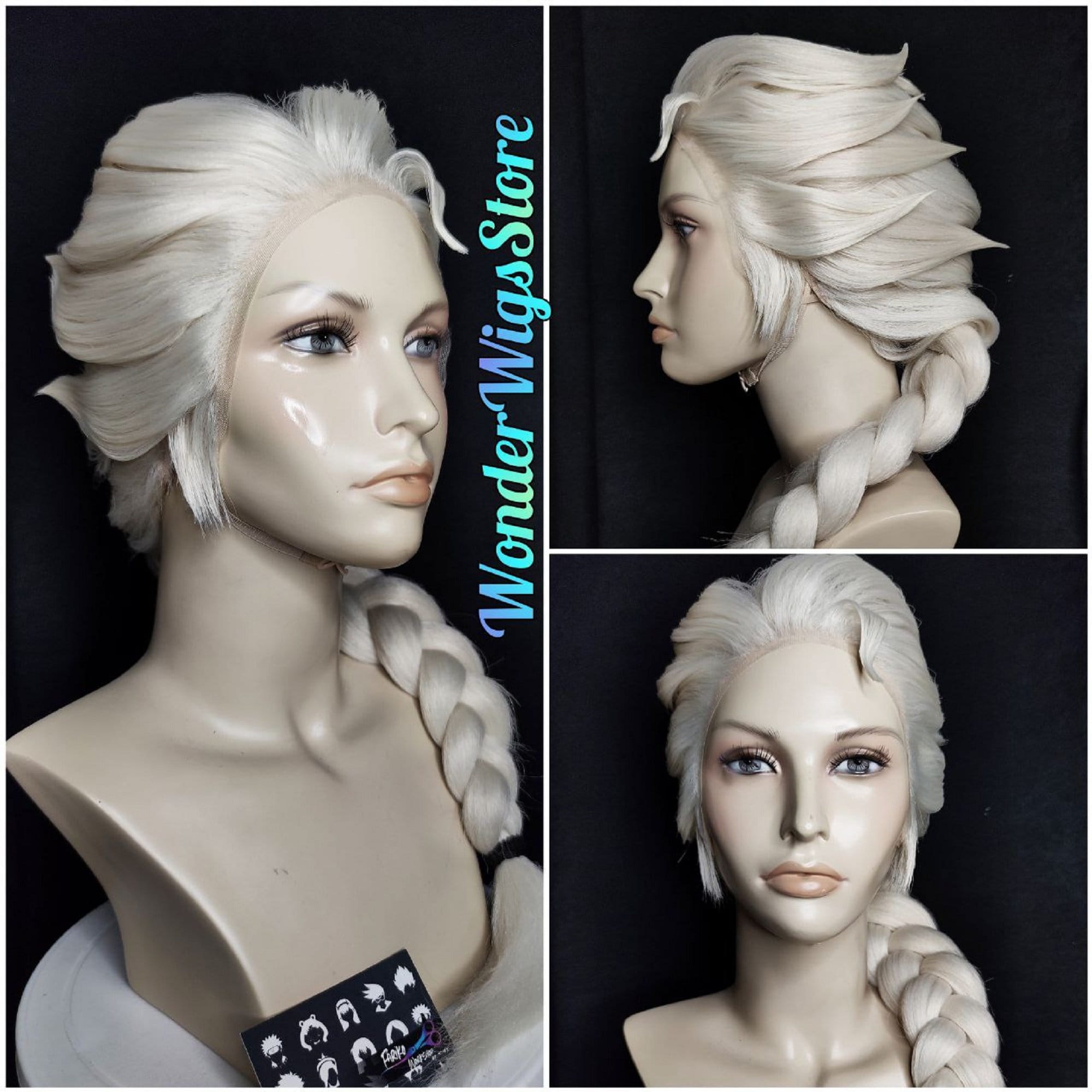 Inspired Elsa Blonde Cosplay Wig - Etsy Singapore