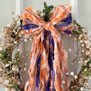 Clemson Tigers Rag Bow