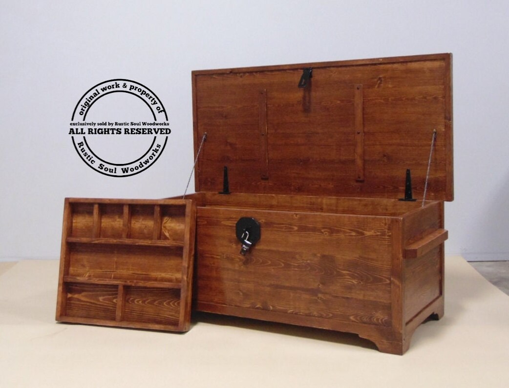 Hand Made Steamer Trunk Desk & Secretary by WoodBuckle Custom Furniture &  Storage Solutions