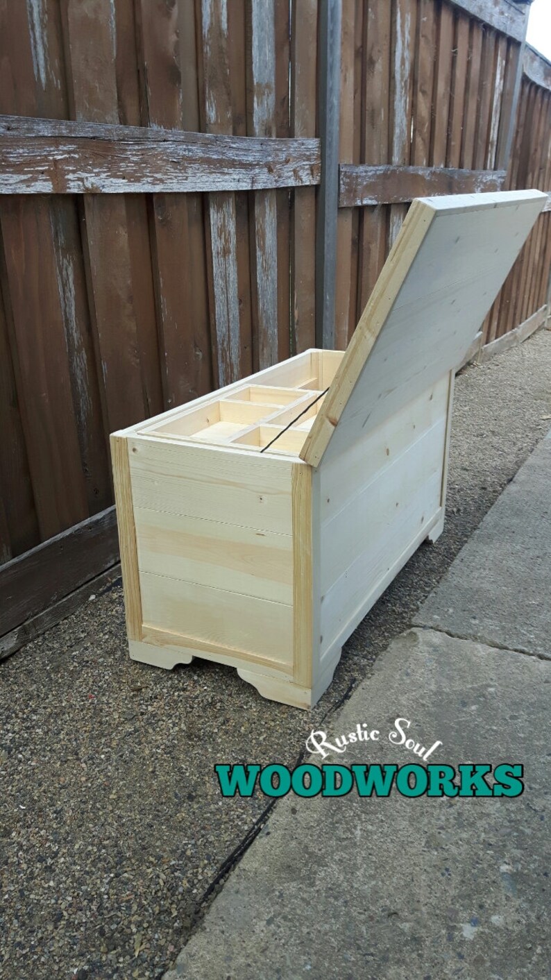 Unfinished Rustic Hope Chest Blanket Chest for Foot of the Etsy