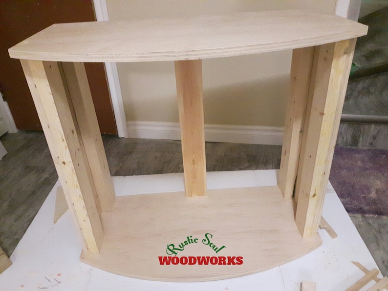 Rustic Aquarium Stand Natural Wood Aquarium Stand Strong Etsy