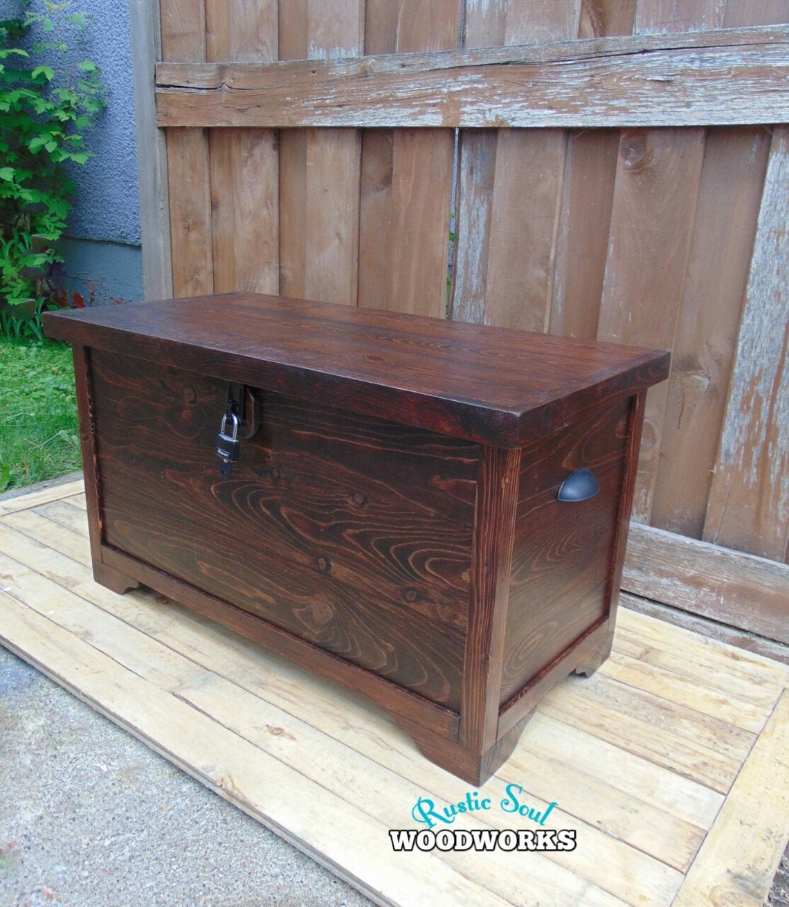 Wooden Hope Chest with Padlock Storage Trunk with Padlock Etsy