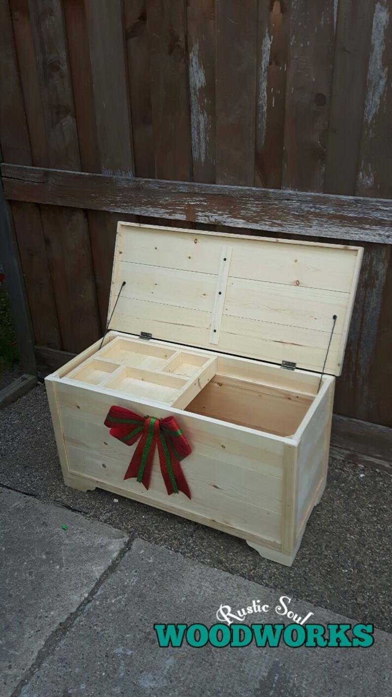 Unfinished Rustic Hope Chest Blanket Chest for Foot of the Etsy Canada