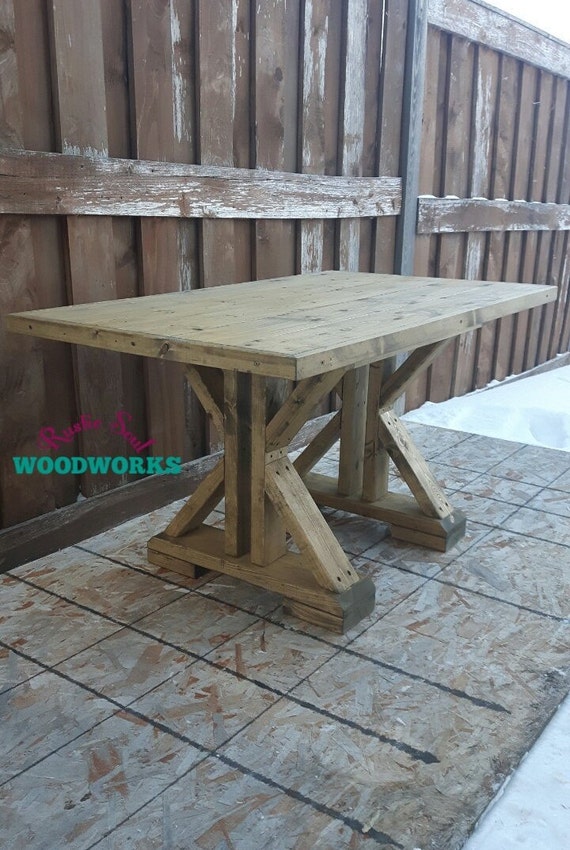 rustic kids table