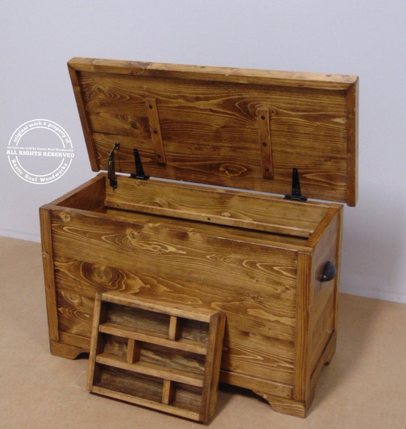Rustic Hope Chest With Softclose Hinge Mothers Day Gift Etsy