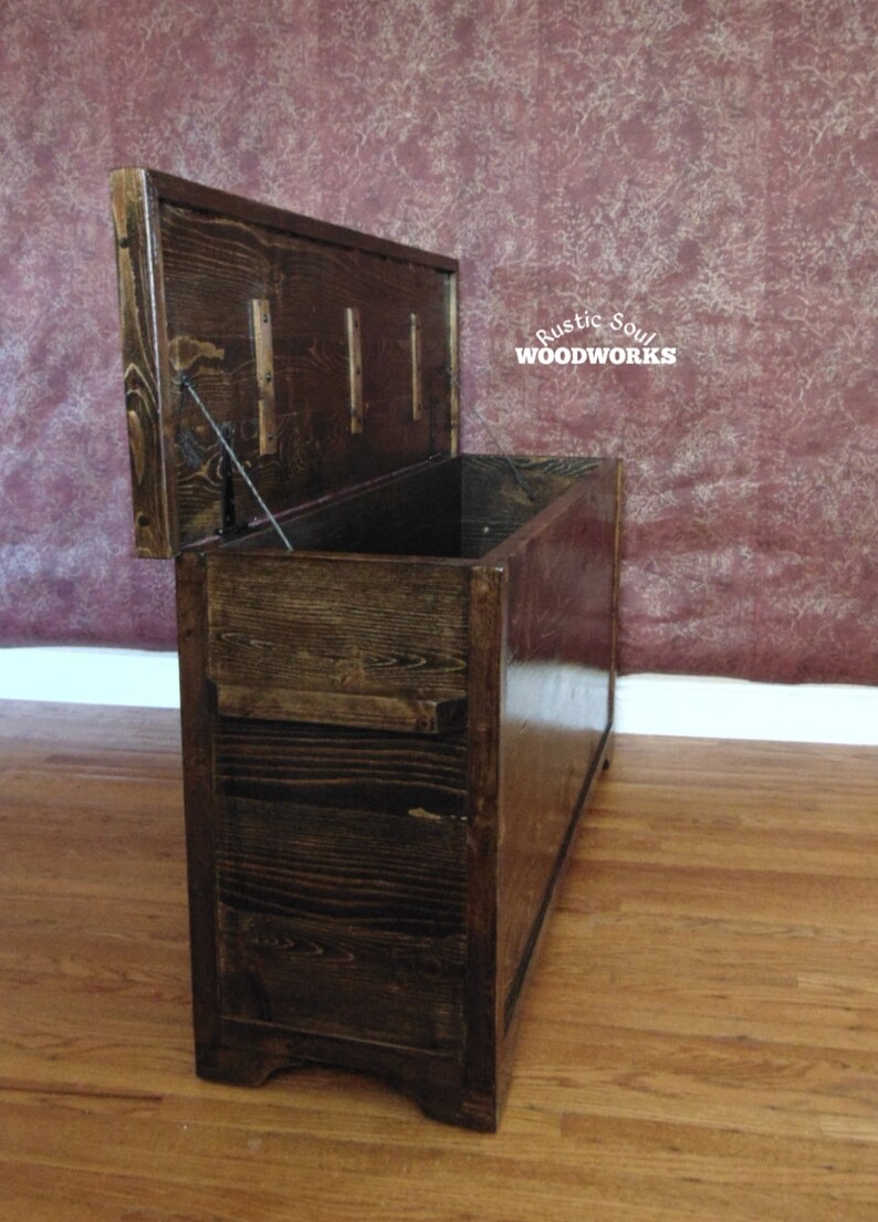 XLarge Storage Trunk w/ Wheels Extra Large Blanket Chest Etsy