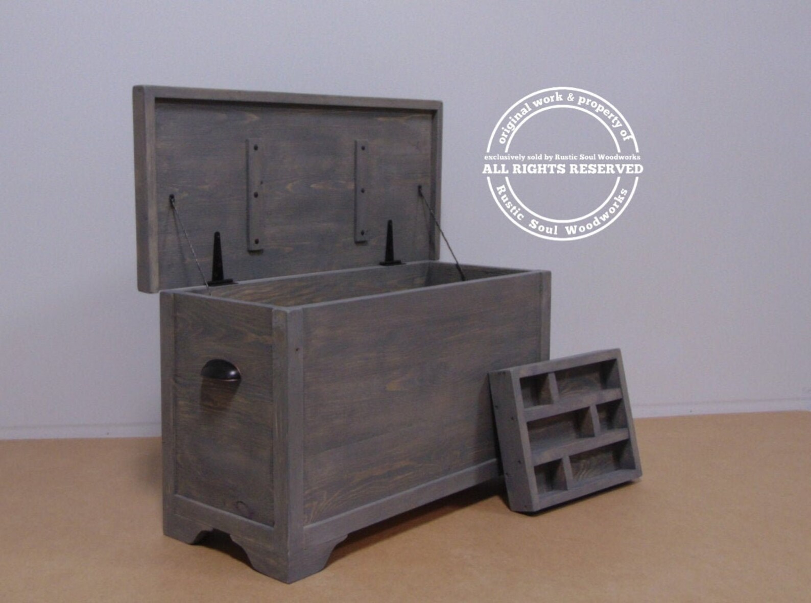 Classic Gray Hope Chest Toy Box banco de almacenamiento | Etsy