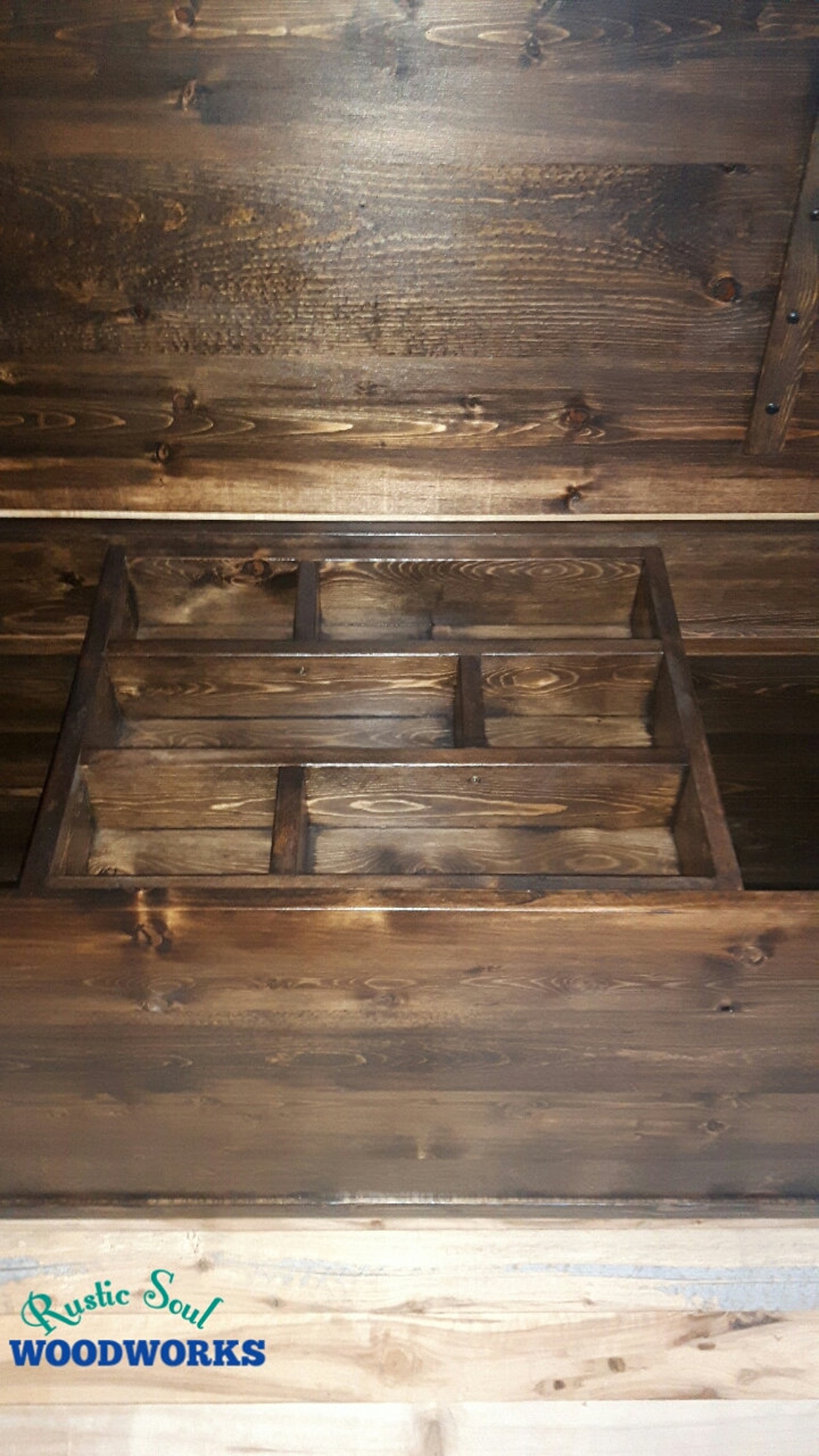 Xlarge Wooden Storage Trunk for Foot of Bed Blanket Chest Etsy