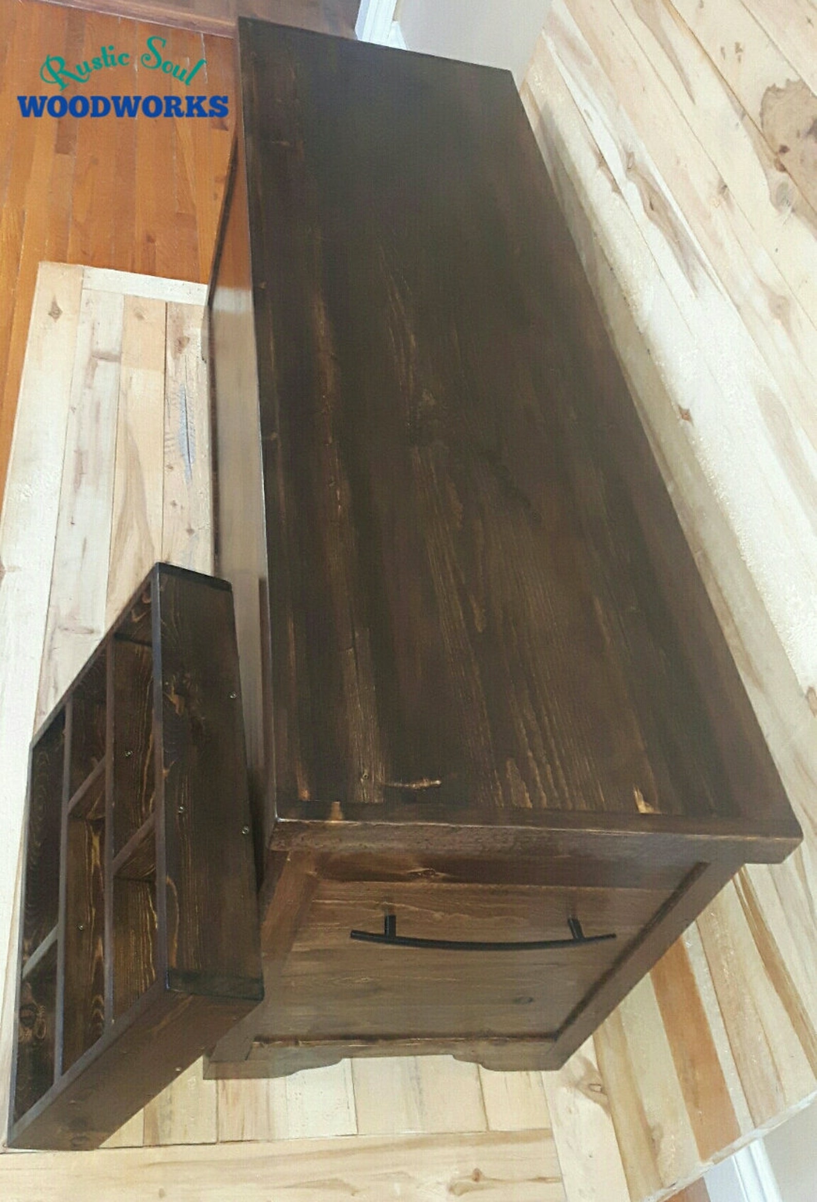 Xlarge Wooden Storage Trunk for Foot of Bed Blanket Chest Etsy