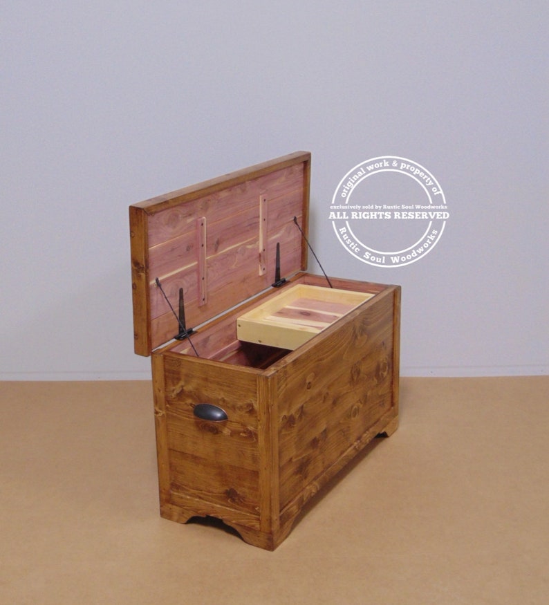 Cedarlined Blanket Chest for Foot of Bed Entryway Storage Etsy UK