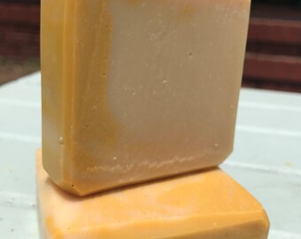 Lemon & Patchouli Handcrafted Goat Milk Soap with Mango Butter