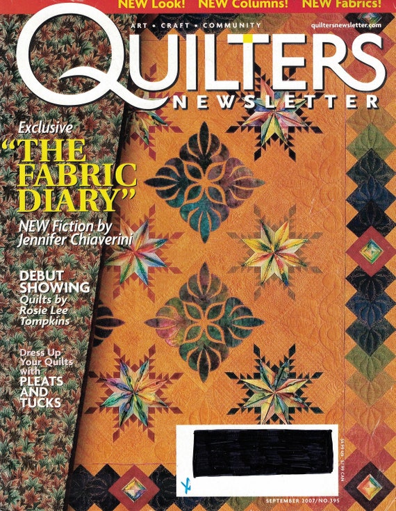 September 2007 Quilters Newsletter Magazine TIB12223