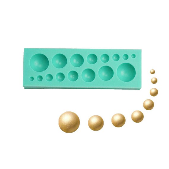3D Descending Beads Pearls Balls Spheres Jewel Silicone Mould Etsy