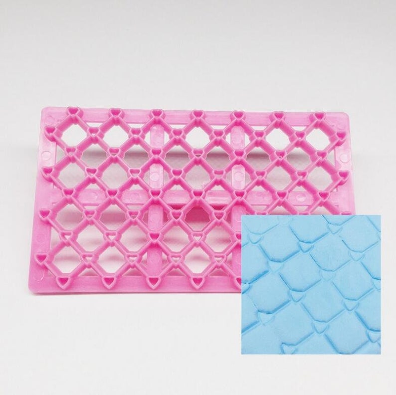 Cake Embosser Heart Cutter Fondant Icing Cupcake Embossing Etsy