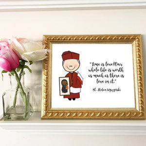 Bl. Stefan Wyszyński Quote / Catholic nursery decor / Catholic Printable / Baptism, First Communion, Confirmation gift / Prayer