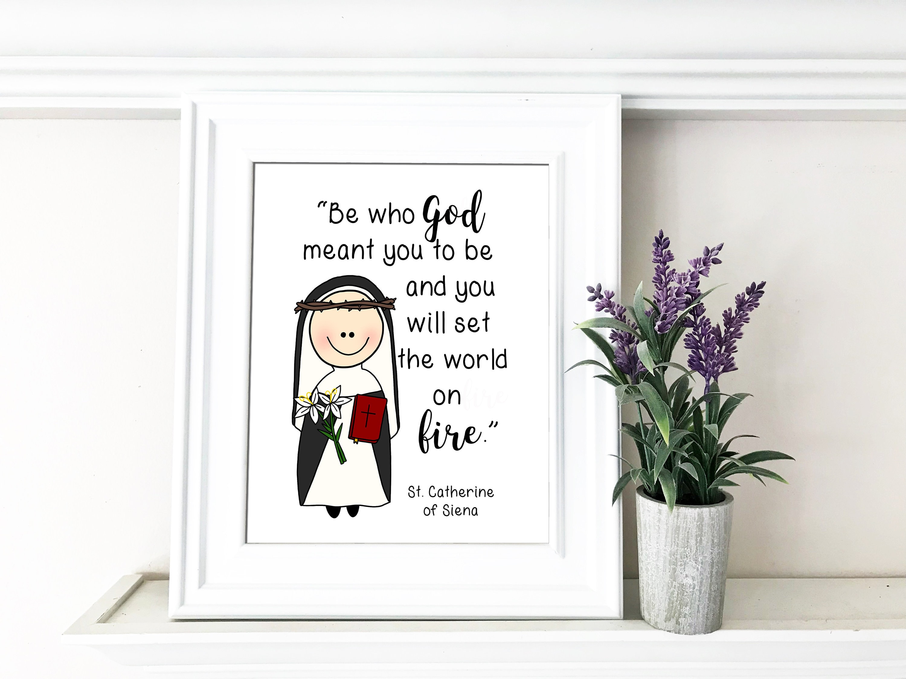 St. Catherine of Siena / Catholic Printable / Catholic Quote / Catholic ...