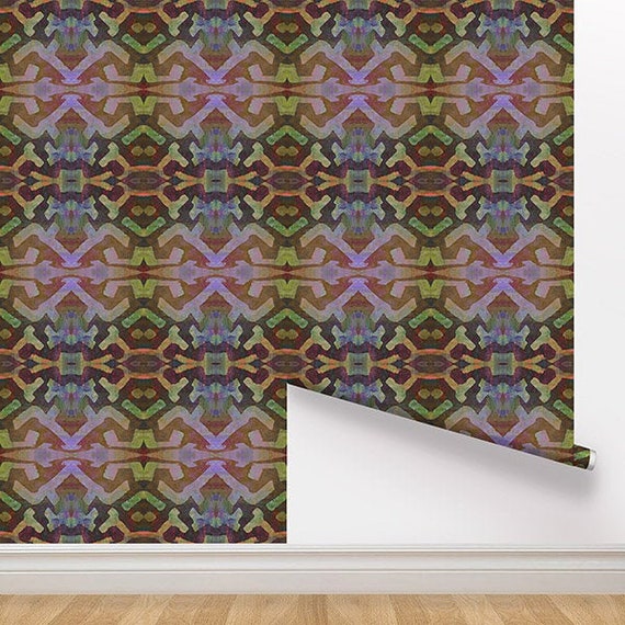 Tribal Wallpaper Peel and Stick African Design Self Adhesive | Etsy