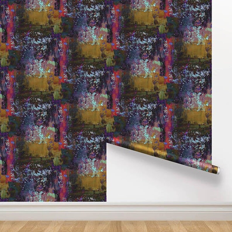 Grunge Wallpaper, Vintage Peel and Stick Wallpaper, Peel and Stick