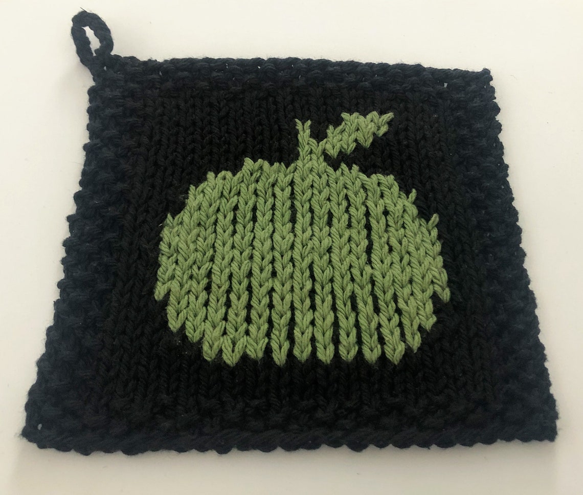 Dishcloth Knitting Pattern, HEART Dish Towel, Knitting Pattern, Dish