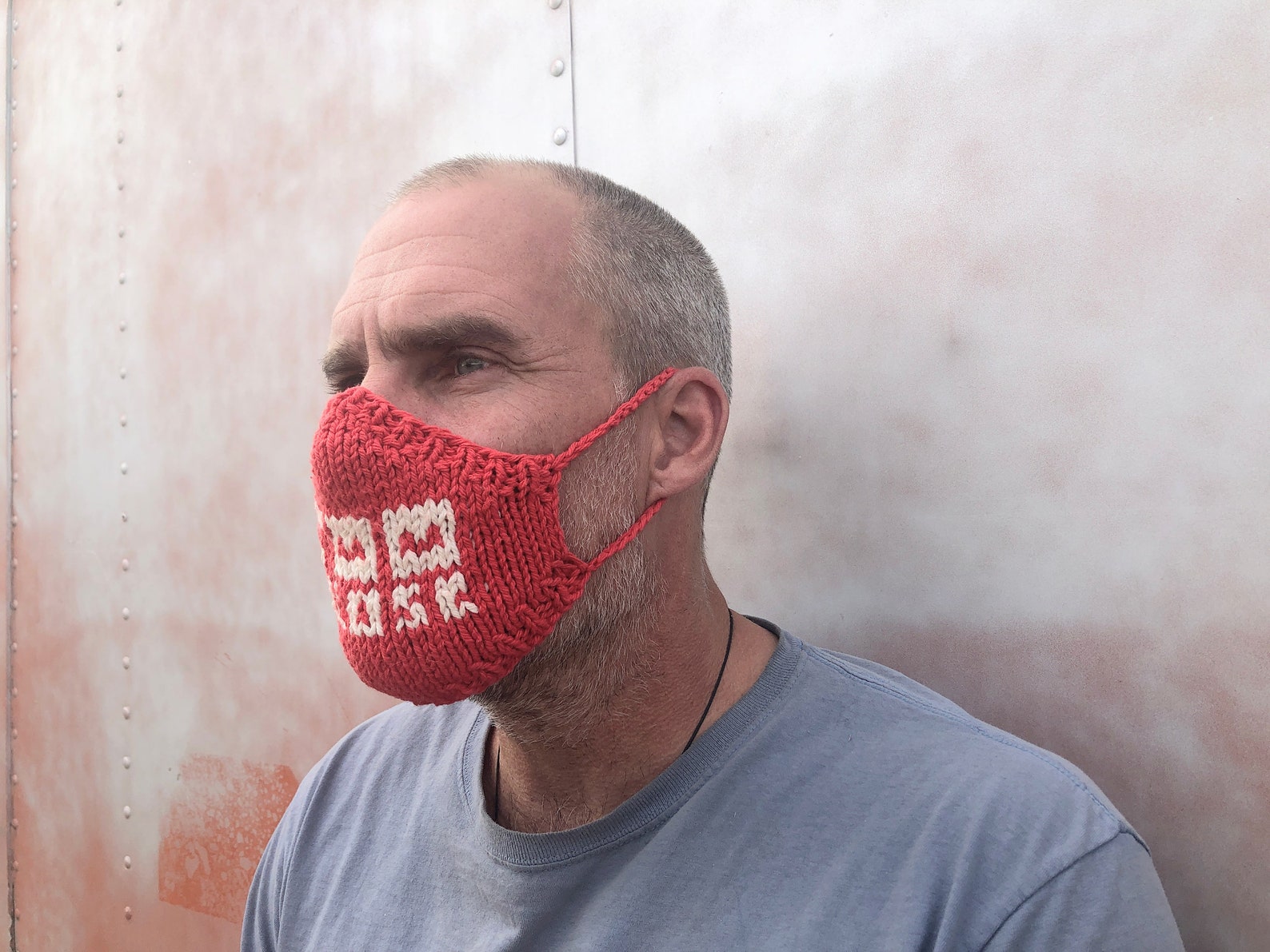 Easy Face Mask Knitting PATTERN TOO CLOSE Mask Knit Mask Etsy