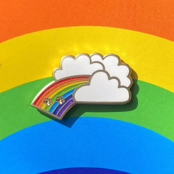 Rainbow Bridge - Pet Memorial - 30mm Hard Enamel Pin - Etsy