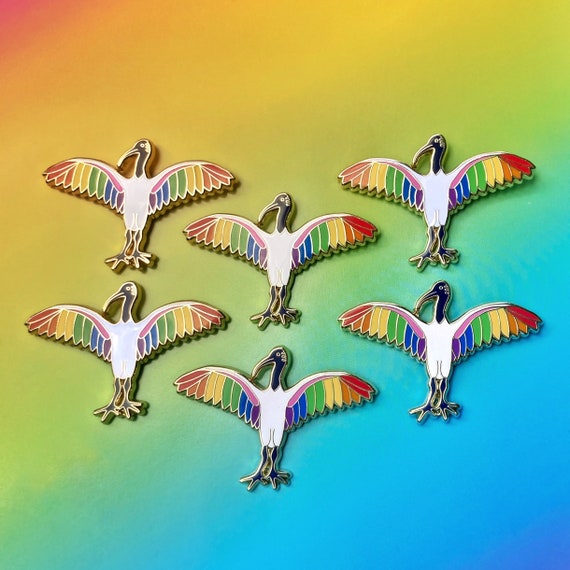 Pride-bis and Bi-bis - 50mm (2”) Hard Enamel Pins - LGBT+ Pride