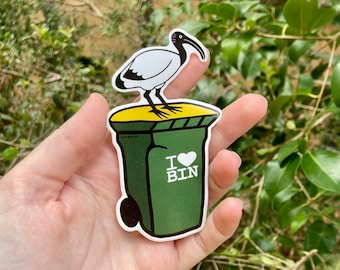 Bin Chicken Vinyl Sticker