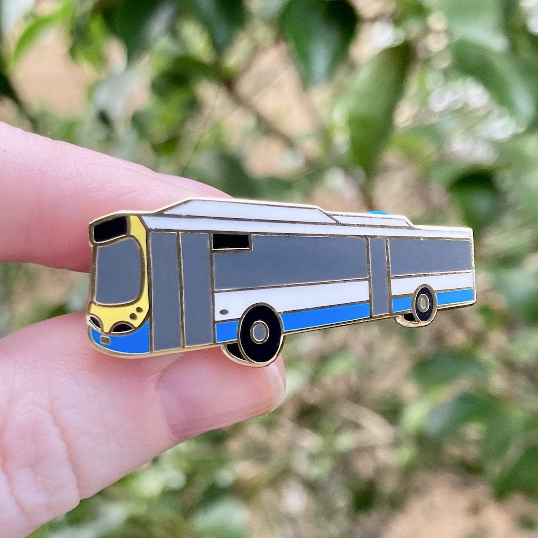 Brisbane Bus - Hard Enamel Pin - Etsy