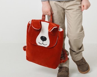 Toddler backpack dog Sewing pattern, Kids backpack tutorial