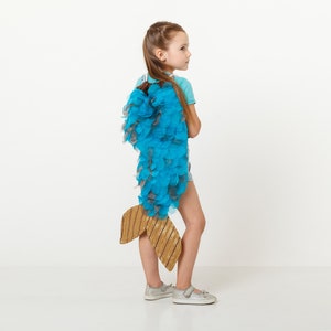 Mermaid Tail Kordelzugmuster, Kinder Mermaid Rucksack nähen