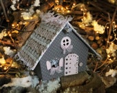 Fairy house Noel decoration Christmas eve box Putz house