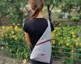 Sling Pattern Backpack, Backpack Sewing Pattern,  Backpack with Adjustable Strap, Sewing for kids. Backpack pdf pattern