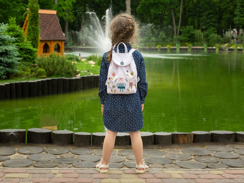 Bunny Backpack Sewig Kit Toddler Backpack Pattern Craft Kit Etsy