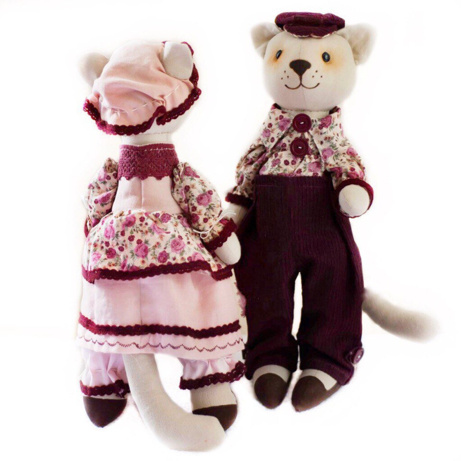 Fabric Cat Pattern PDF Digital Pattern Fabric Doll Cat Pattern Etsy