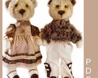 Stand with Ukraine. Bear pattern PDF Forest animal pattern PDF digital pattern Sewing doll instruction Woodland toy Pattern bear toy